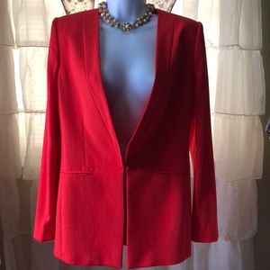 BCBGMAXAZRIA POPPY RED BLAZER STUNNING!